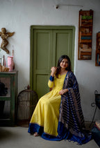 Citrine Muse Anarkali Set