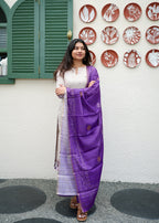 Amethyst Khadi 3-Piece Kurti Set