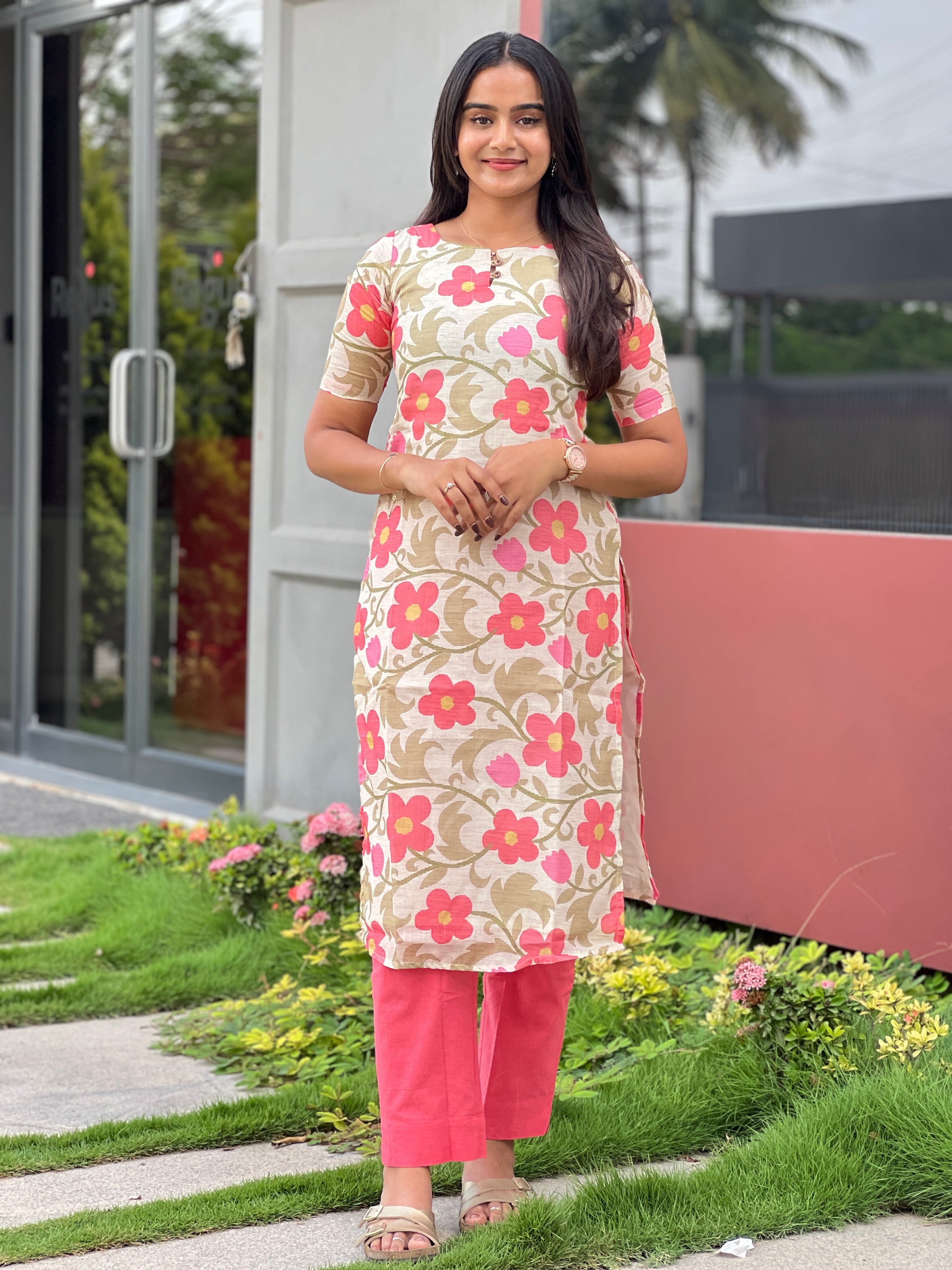 Rose Meadow | Khadi Linen Co-ord Set