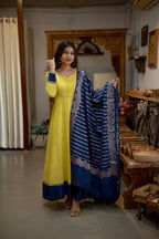 Citrine Muse Anarkali Set