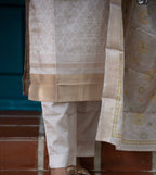 Ivory Petal 3-Piece Kurti Set