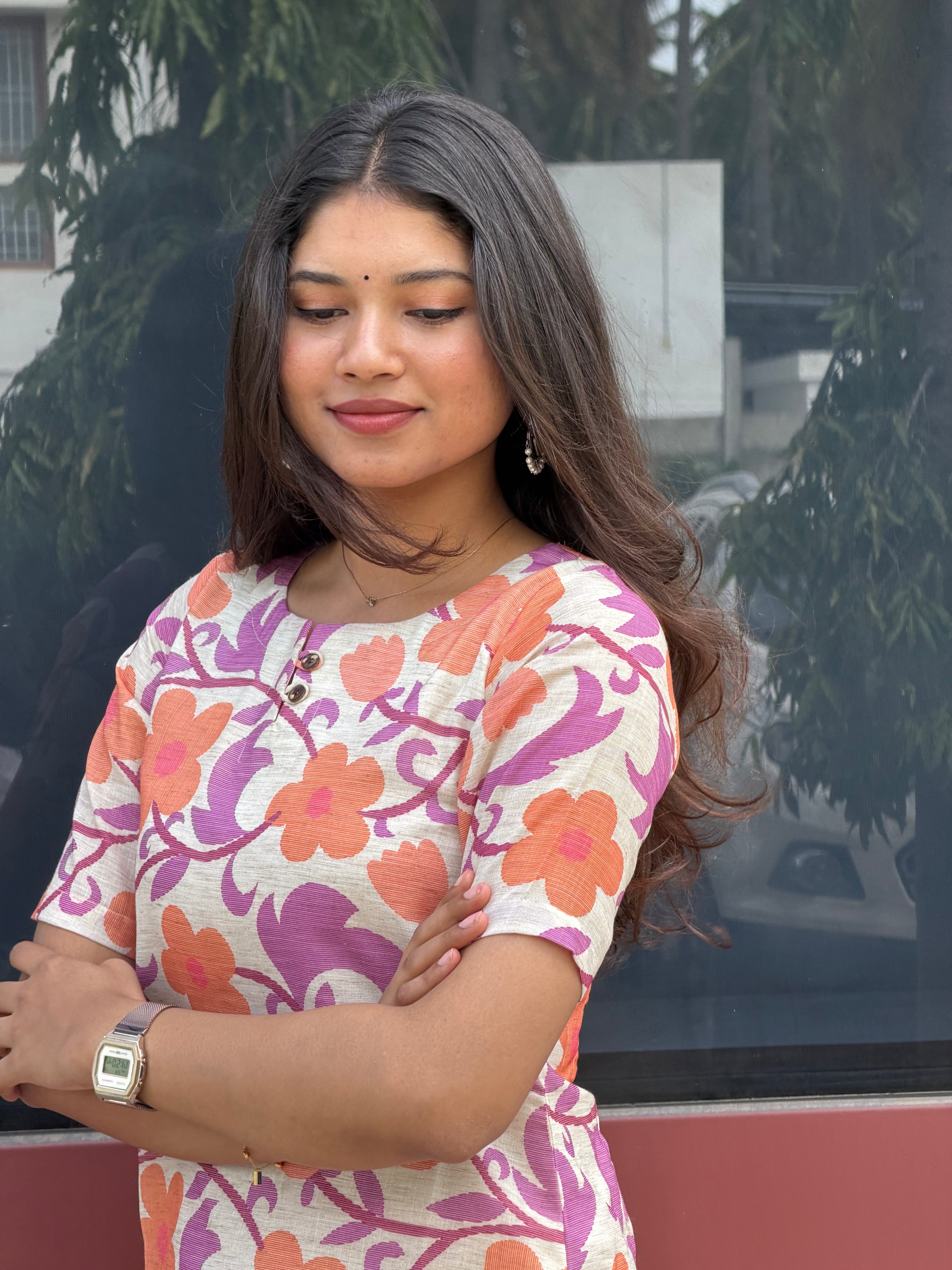 Lavender Bloom | Khadi Linen Co-ord Set