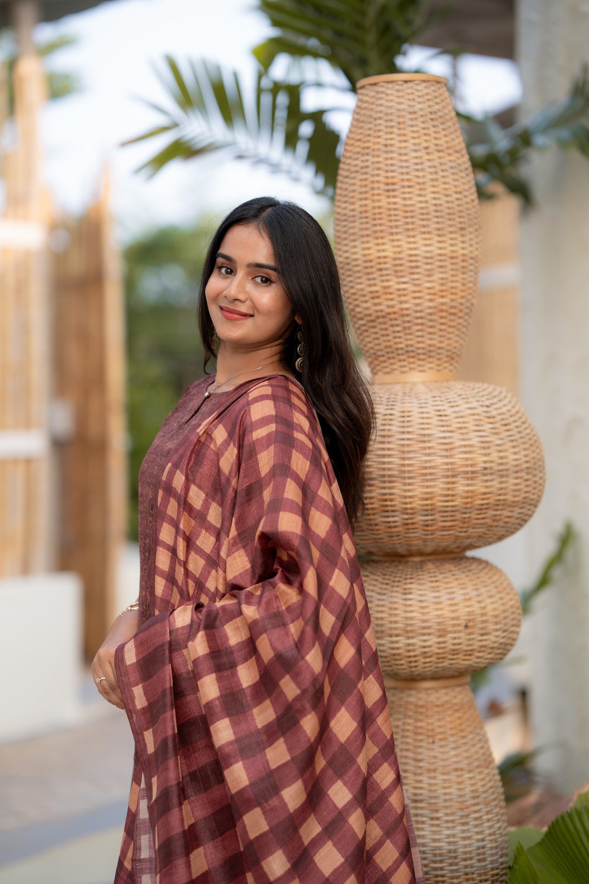 Cocoa Heritage 3-Piece Kurti Set