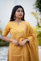 Golden Muse 3-Piece Kurti Set