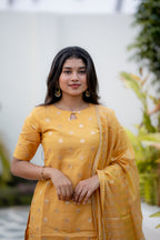 Golden Muse 3-Piece Kurti Set