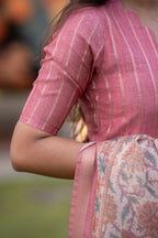 Rose Reverie 3-Piece Kurti Set