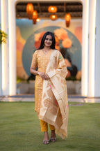 Honey Glow 3-Piece Kurti Set