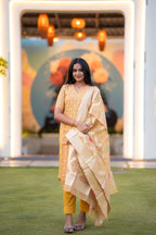 Honey Glow 3-Piece Kurti Set