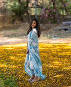Blue sequoia kurti set