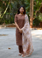 Mocha Muse Kurti Set