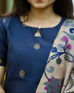 Blue Sequoia kurti set
