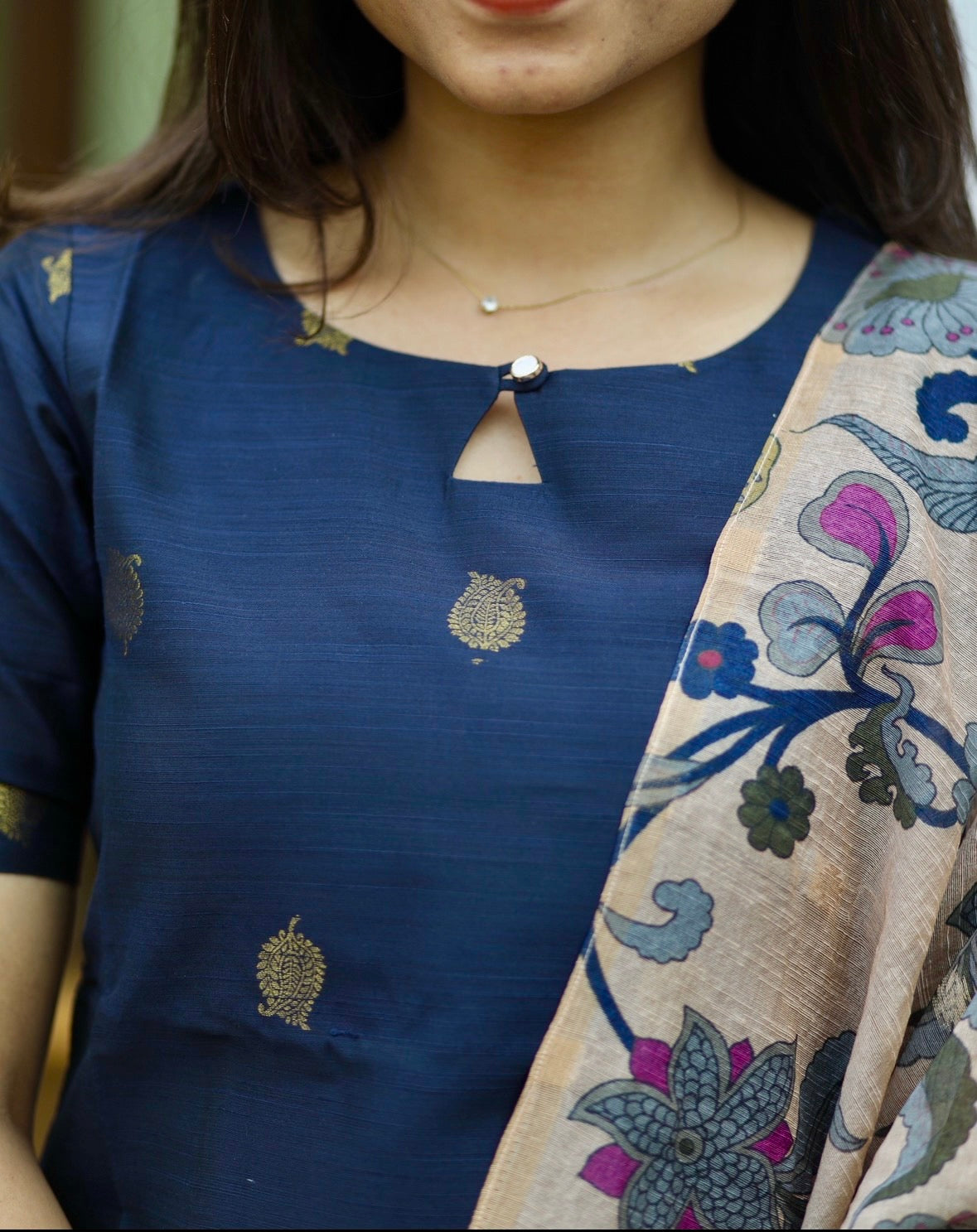 Blue Sequoia kurti set