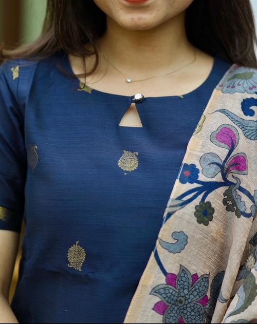Blue Sequoia kurti set
