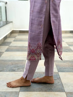 Premium Tusser Silk Kurti Set for Women | 3 Piece with Cotton Lining