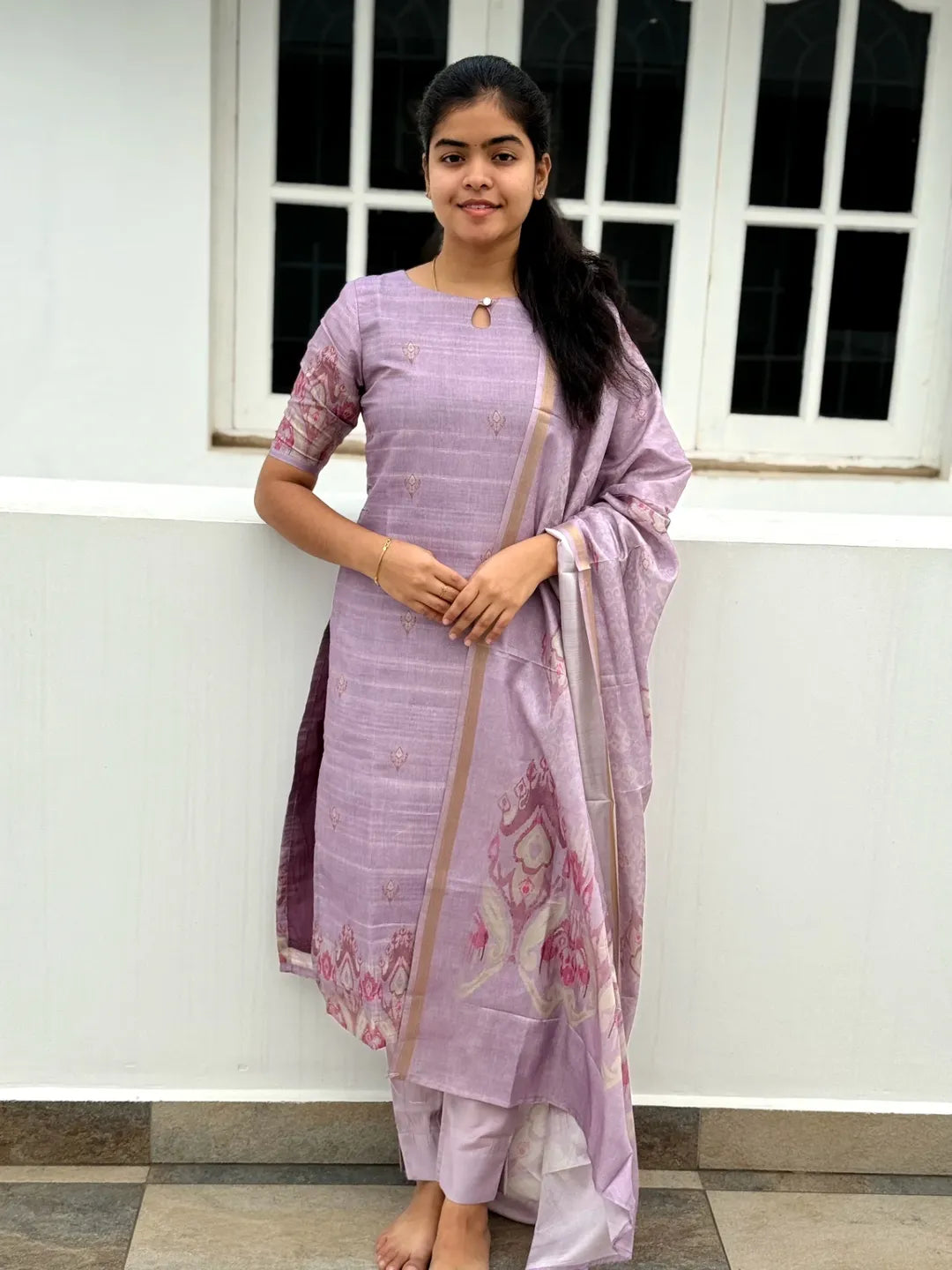 Premium Tusser Silk Kurti Set for Women | 3 Piece with Cotton Lining