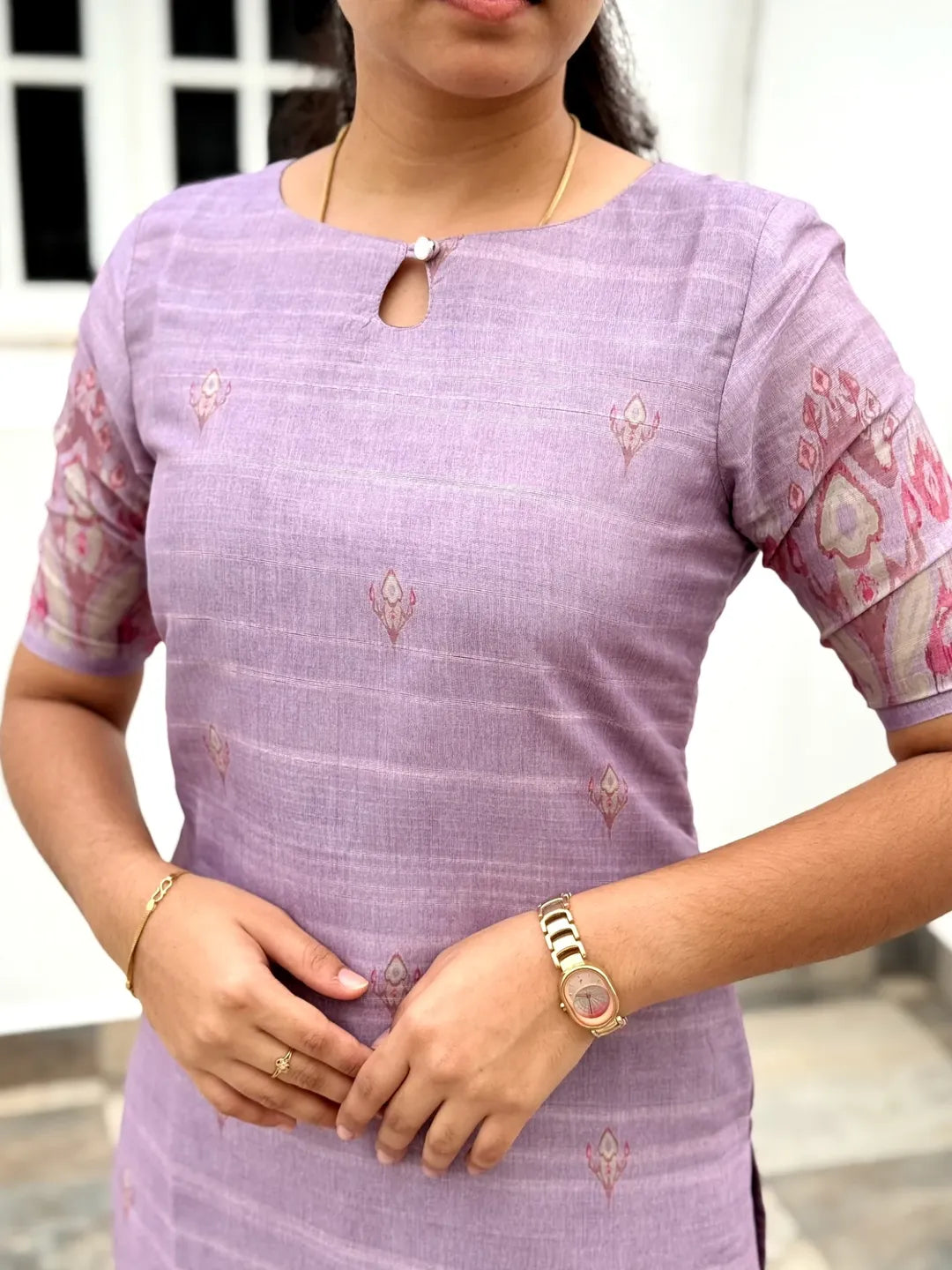 Premium Tusser Silk Kurti Set for Women | 3 Piece with Cotton Lining