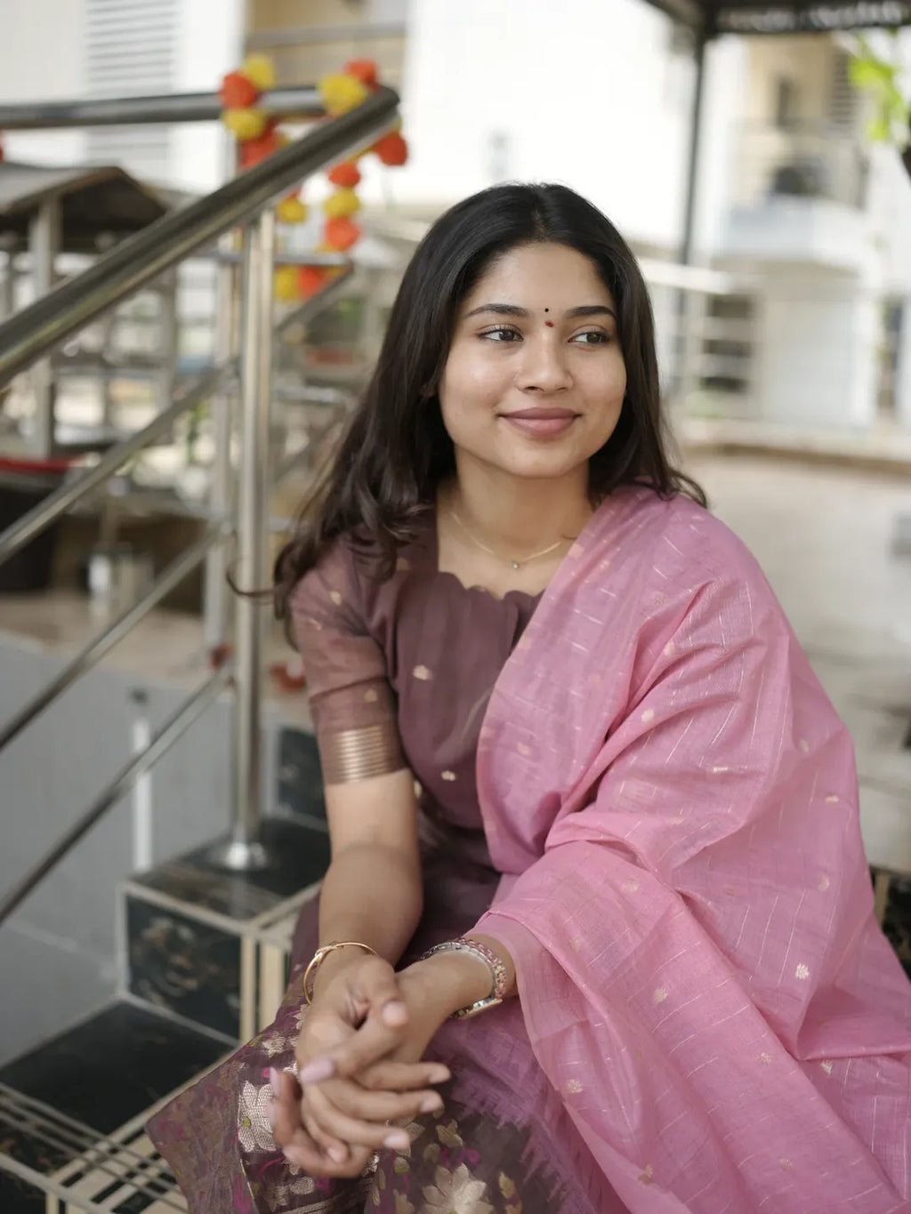 Premium Chanderi kurti set