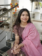 Premium Chanderi kurti set