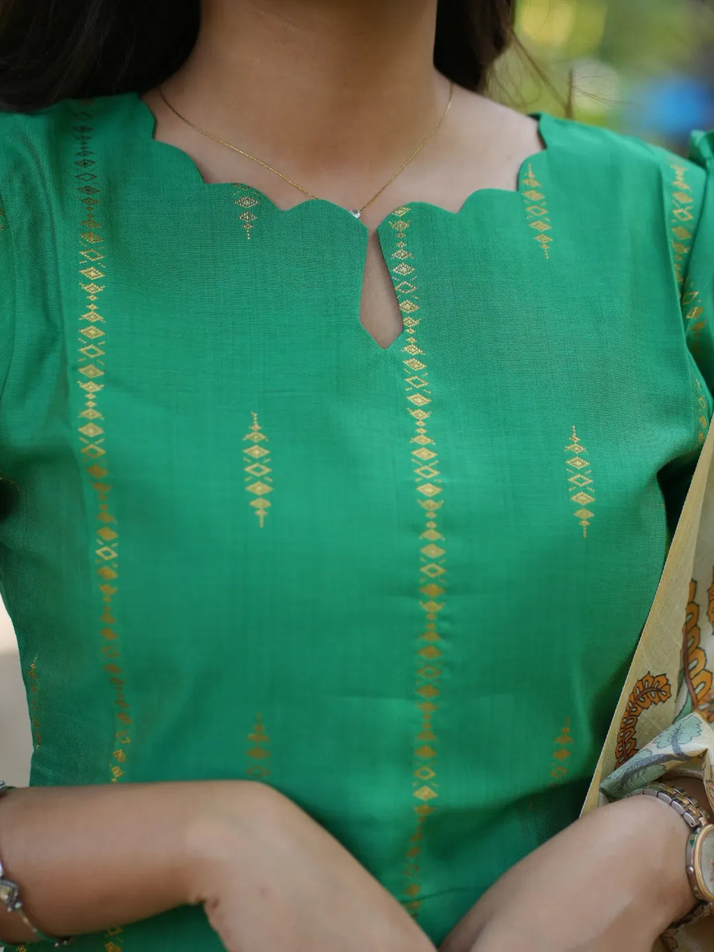 Premium tusser coord sets with dupatta