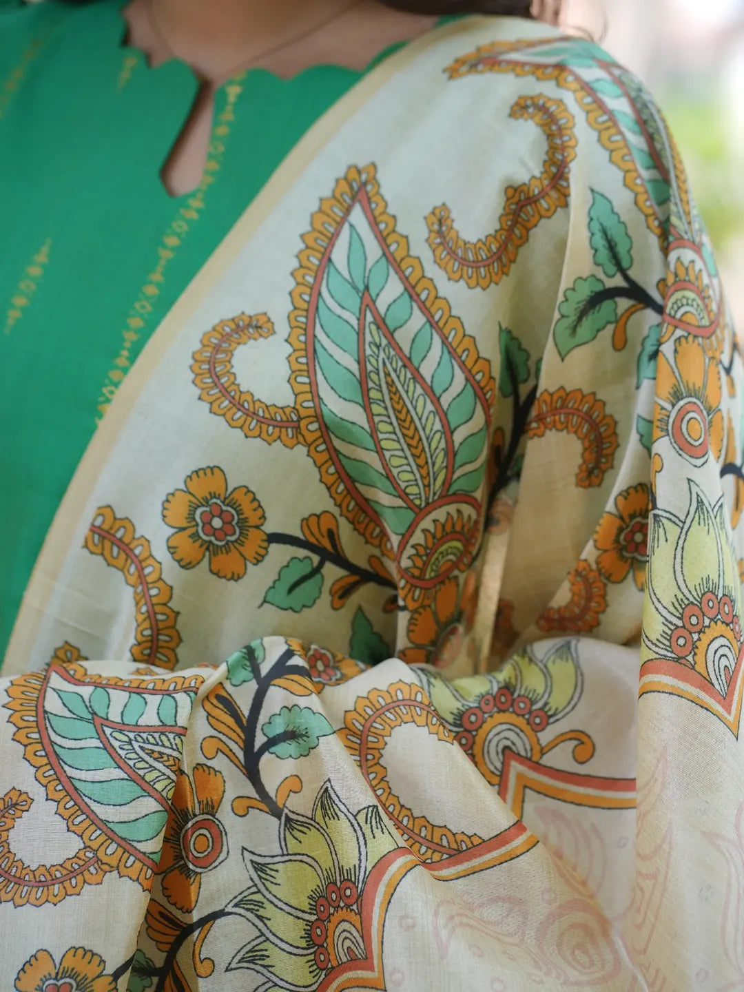 Premium tusser coord sets with dupatta