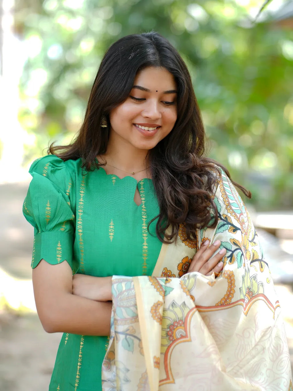 Premium tusser coord sets with dupatta