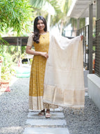 Ethnic Anarkali &  Dupatta