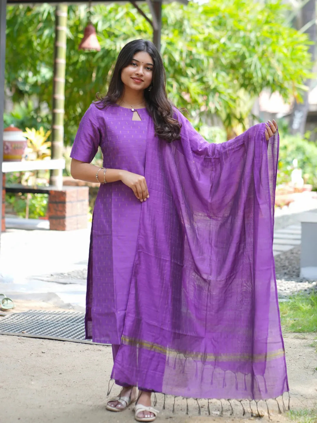 Rawsilk coord sets with dupatta