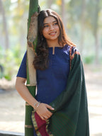 Premium handloom coord set with matching handloom dupatta