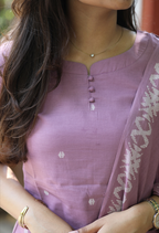 Pure Cotton Handloom Jamdani 3-Piece Set