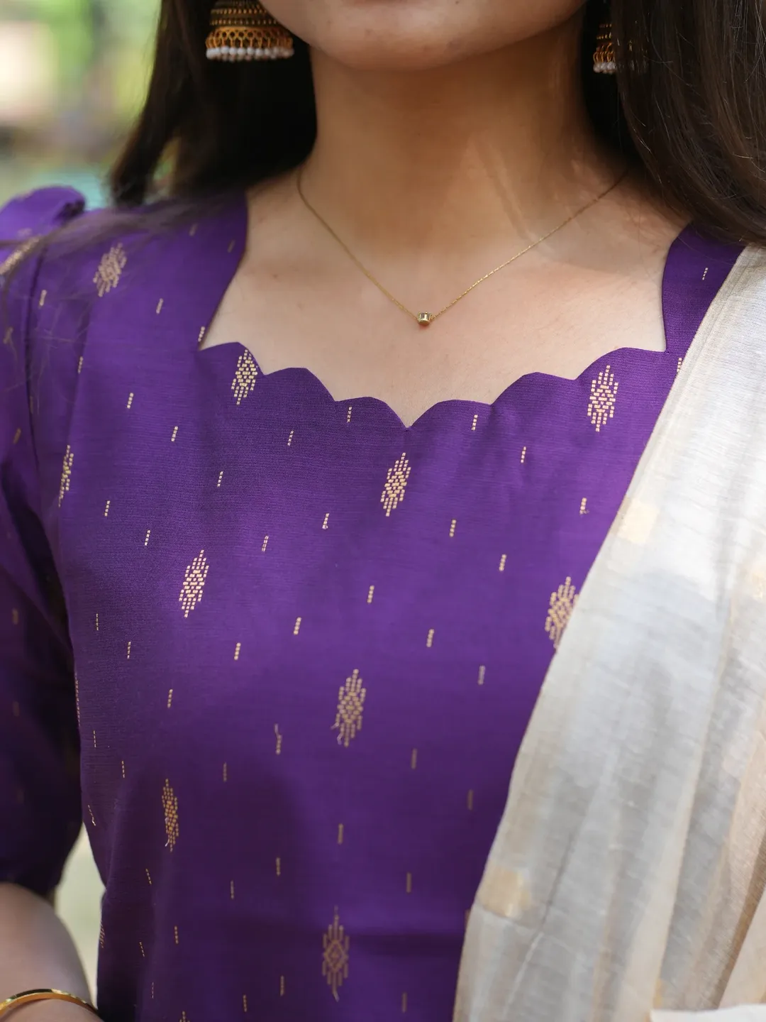 rawsilk coord sets with jacquard weaving dupatta - Image 2